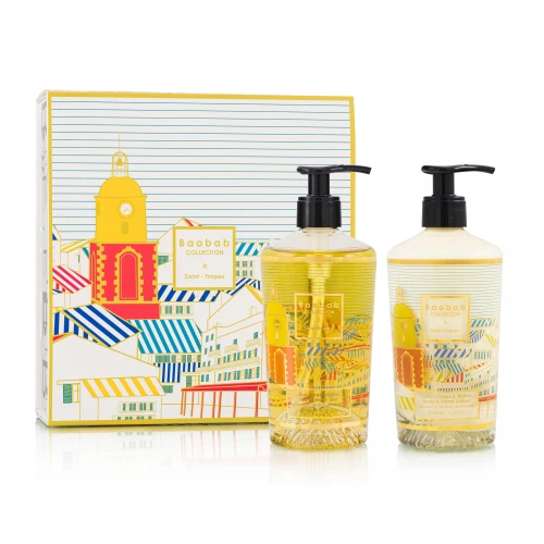 Набор Cosmetics Saint-Tropez лосьон для рук и для тела (350 мл) и моющий гель  (350мл)