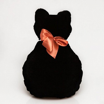 Сувенирная продукция Подушка Кот Обиделся (белый, серый, беж, черный) OnlyFur 38*25*12 см