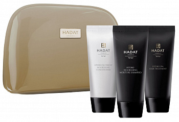 Увлажняющий набор Hadat Cosmetics HYDRO NOURISHING MOISTURE SET (Шампунь 70 мл + Маска 70 мл + Кондиционер 70 мл)