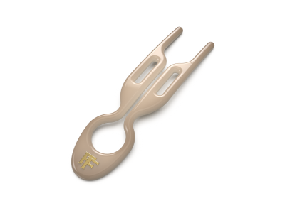 Шпильки No 1 Hairpin Коричневого/Прозрачного/Бежевого цвета (3 шт.)