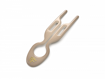 Шпильки No 1 Hairpin Коричневого/Прозрачного/Бежевого цвета (3 шт.)